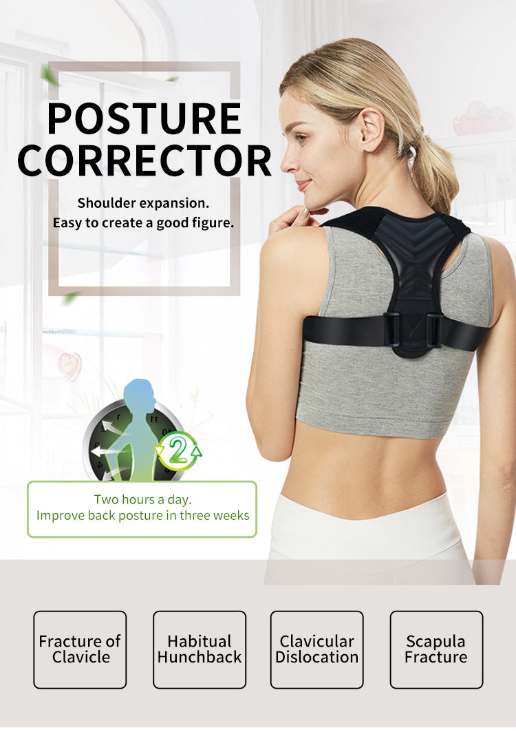Back Posture Corrector for Women And Men Comfy and Discreet Under Clothes Effective Clavicle Brace for Neck Shoulder Back Pain Relief Fully Adjustable Spinal Brace for Slouching