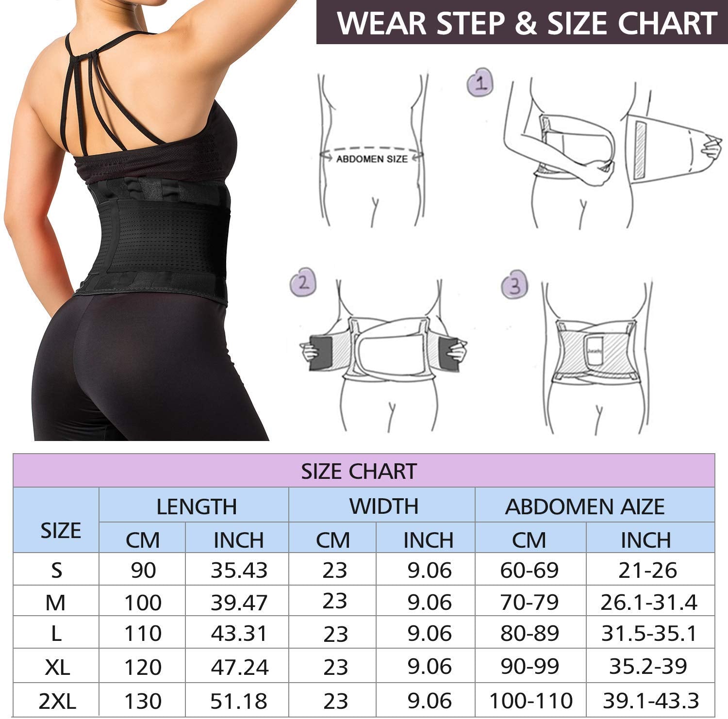 Custom Logo Neoprene Waist Eraser Trimmer Slimming Belt Sports Girdles Sweat Belt Waist Trainer