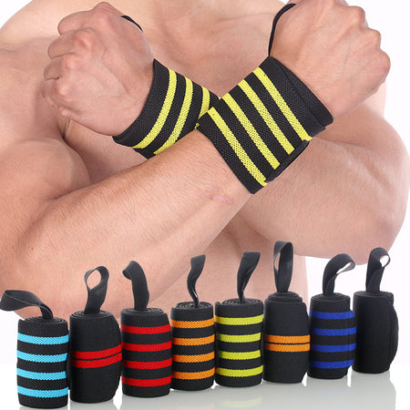 Professional Elastic Wrist Wrap Support Weight Lifting Gym Training Wrist Brace Brace Straps Crossfit Powerlifting